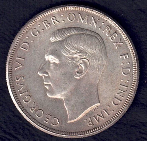 One Crown Australian Silver Coin 1937 — The Currency Vault